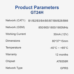 Filo yönetimi için ACC algılama aşırı hız alarmı GPRS ile araba takip cihazı Gps gerçek zamanlı izleme 4G GPS takip cihazı - Product Image 6
