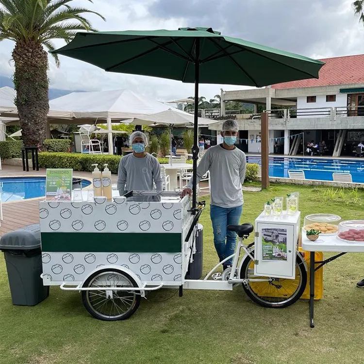 Cina Nuovo Prodotto Vending Van Bicicletta Ghiacciato Ice Cream Carrello per la Vendita
