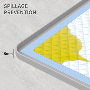 Vários tamanhos antiderrapante Silicone Pee Pad Holder para cães à prova de vazamento Puppy Potty Training Pad Bandeja com borda alta Pet <span class=keywords><strong>Toilet</strong></span> Mat - Product Image 4