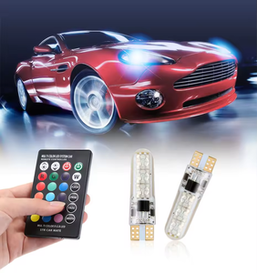 Vcan高品質非常に明るい5050T10車用LED電球DimmabRGBリモコン付きストロボLEDランプ読書灯 - Product Image 6