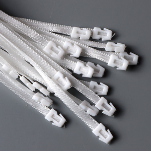 Tại chỗ quần áo tag rope, màu đen và trắng Ribbon khóa Khóa dây, ribbon chèn duy nhất dây - Product Image 5