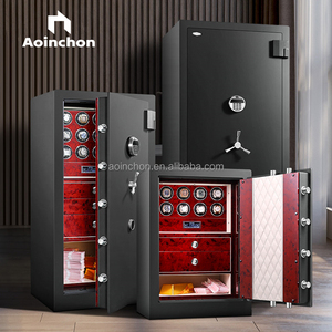 Customizable Safe with <strong>Watch</strong> Winder Steel Door Password Fingerprint Lock with <strong>Watch</strong>/Jewelry Storage Box <strong>Watch</strong> Safe - Product Image 1