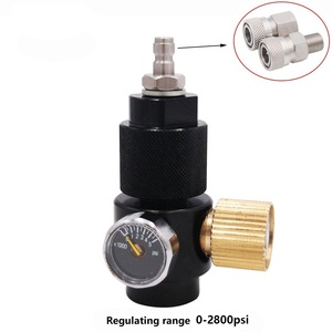 HPA Regulating Regulator Co2 Valve W/ US <strong>Foster</strong> or 8mm Quick Disconnect Adapter Male Plug DIY <strong>Kit</strong> for G1/2-14 Tank Bottle HPA - Product Image 3