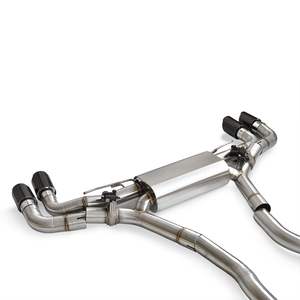 JYD 3,5 Zoll Klappen-Sportauspuff passend für M340i <span class=keywords><strong>G20</strong></span> G22 BMW M440/M440i aus 304 Edelstahl Valvetronic Auspuffanlage mit 4 Endrohren - Product Image 3