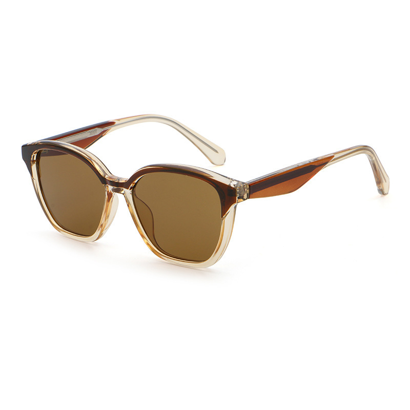 C5 bright light yellow brown framebrown lenses