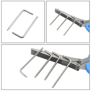 ハンドツールL型レンチスターTorxキーニッケルメッキ炭素鋼T10 T15 T20 T25 T40 T45セキュリティTorxキー - Product Image 4