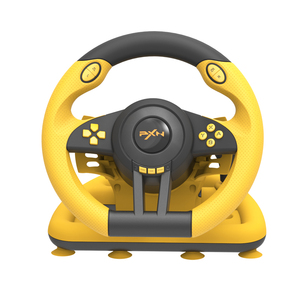 ハンドルコントローラースイッチゲーム用,V3Proイエローブラックカラーレーシングステアリングホイールコントローラー,180回転角度