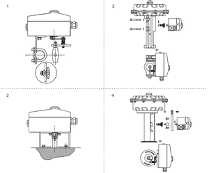 Fortschritt licher elektro pneumatischer Smart Valve Positioner mit HART/RS485-Kommunikation für automatische Anlagen steuerungs systeme - Product Image 2