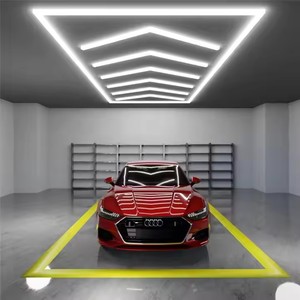 2025 facile installazione di vendita diretta della fabbrica su misura LED esagonale luce del Garage luce nuovo tubo di alta qualità