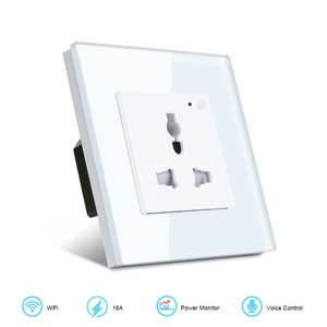 Wifi <strong>Multi</strong> <strong>Functional</strong> 13a <strong>Socket</strong> <strong>With</strong> Power Monitoring Alexa Google Voice Control Remote Control 86*157 86*146 - Product Image 2
