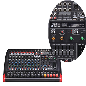 パブリックアドレスシステムサウンドデジタルプロフェッショナルオーディオ10チャンネルパワードミキサー - Product Image 2