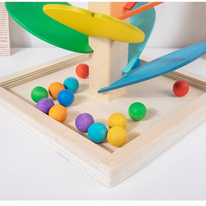 Large Wooden Rainbow Music Tree <strong>Toy</strong> Sound Tree, Ball Run Free <strong>Installation</strong> for Toddler - Product Image 6
