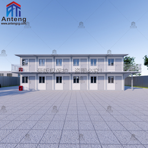 LCL ev genişletilebilir konteyner ev 40ft çelik çerçeve modüler tasarım kapalı ızgara yaşam evi için GÜNEŞ PANELI hazır çatı ile - Product Image 3