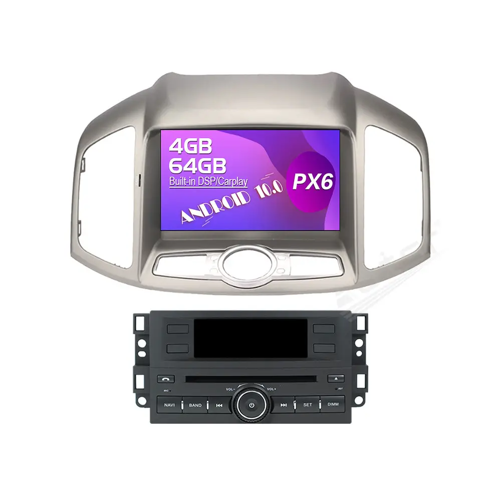 एंड्रॉयड टच स्क्रीन कार वीडियो रेडियो स्टीरियो डीवीडी प्लेयर मल्टीमीडिया प्रणाली शेवरले कैप्टिवा 2012 के लिए + जीपीएस नेविगेशन