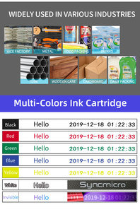 Tragbarer Hand-Tinten strahl drucker/Smart Coder Karton druckmaschine/Zeit datum Handheld-Chargencode-Drucker
