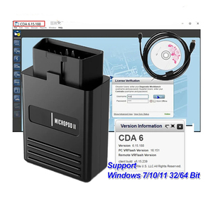 El software más nuevo de ingeniería CDA6 CDA 6.15.188 con MicroPod 2 para FLASH Downloader y VIN EDITING - Product Image 1