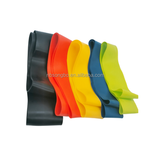 Deportes y Fitness Material de látex natural Gradiente 5 unids/set Banda de ejercicio elástica Bandas de resistencia Loop - Product Image 5