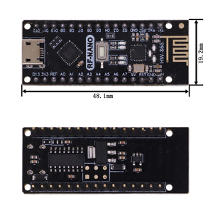 RF-Nano per Arduino Nano V3.0 tipo C Nano Board ATmega328P CH340 integra NRF24L01 + 2.4G Wireless compatibile con la libreria RF24 - Product Image 6