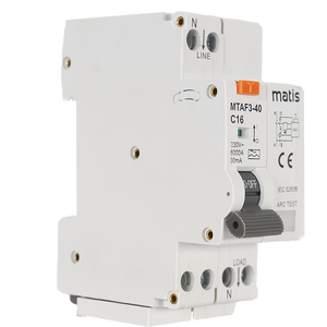2P 6 ~ 40A 230V arco guasto interruttore arco dispositivo di rilevamento guasti arco protezione arco guasto - Product Image 3