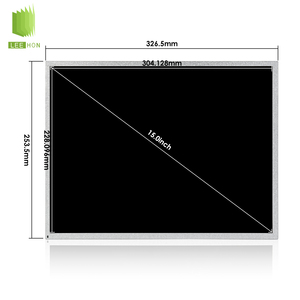 AUO จอ LCD ของแท้ LVDS 20พินกว้างอุณหภูมิ15นิ้วหน้าจอแอลซีดีสว่างมาก1024x768โมดูล LCD TFT 15นิ้ว - Product Image 5