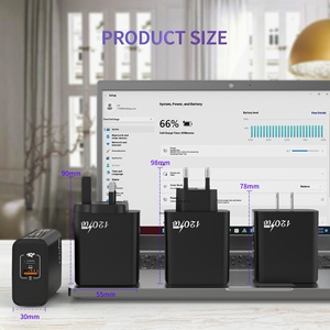 Sınır ötesi 65W tip-c şarj ab standardı A + C GaN 120W şarj kafası Apple elektrikli ürün ile uyumlu - Product Image 2