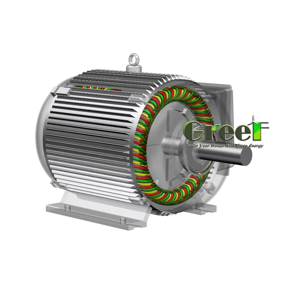 15 KW AC Permanent magnet generator, fuelless magnetic power generator