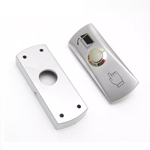 Interruttore a pulsante per il sistema di controllo degli accessi per porte strette a montaggio superficiale in lega di zinco - Product Image 5