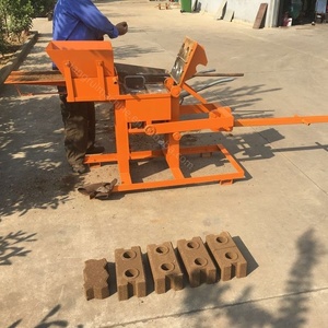 QT2-40半自动粘土砌块机空心挤出机制造土坯砖 - Product Image 2