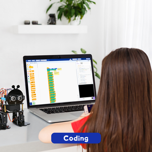 Arduino için acebionic Bionic Biped Robot kiti ESP32 DIY dans elektronik oyuncak APP kontrol Scratch Blockly programlama
