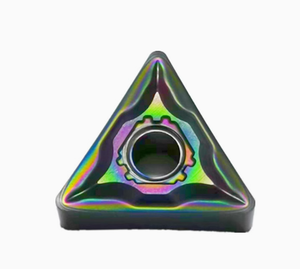 Herramientas de inserción de carburo en forma de triángulo personalizables Hoja de torneado de metal de corte duro para máquinas CNC OEM recubierto de CBN y CVD - Product Image 2