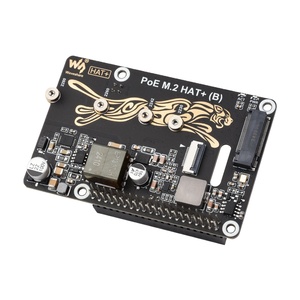 PoE M.2 HAT (B) Waves hare mit PoE-Funktion (B) Für Raspberry Pi 5 unterstützt das NVMe-Protokoll M.2 Solid State Drive High-Speed - Product Image 1