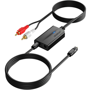 192khz USB DAC Converter Optical Toslink <strong>RCA</strong> Female Male <strong>Audio</strong> Adapter <strong>Digital</strong> Analog <strong>Audio</strong> Cable SPdif to <strong>RCA</strong> Spdif - Product Image 1