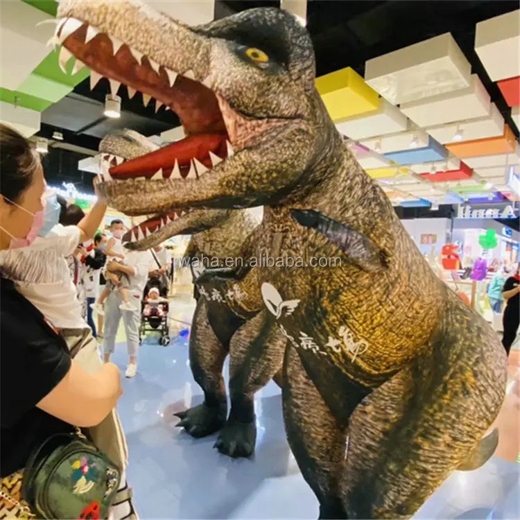 Fantasia inflável gigante do dinossauro, desempenho da exibição de parada