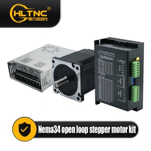 Mở vòng lặp 156 mét 6.2A động cơ bước 12nm NEMA 34 Kit với dm860h trình điều khiển và cung cấp điện - Product Image 2