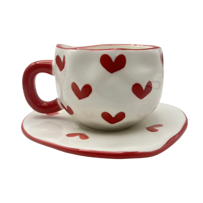 Red Heart-shaped
