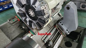 Supertech双主轴转塔车削中心TT35，复杂轴双主轴数控车床，自动换刀 - Product Image 6