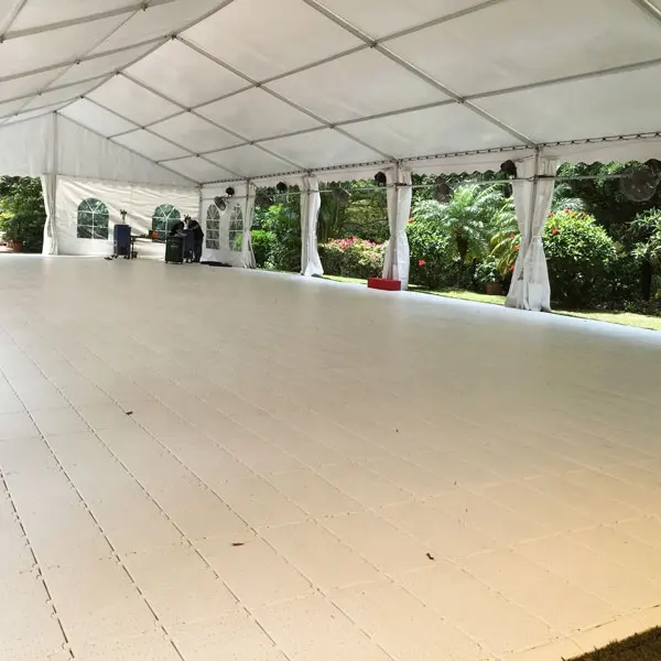 Acara sementara plastik lantai rumput Panel pelindung tenda pesta konser pernikahan lantai