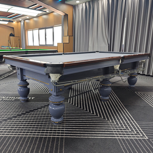 Stellarway Chất lượng cao Trung Quốc bàn bi-a thương mại chuyên nghiệp tiêu chuẩn 9ft kích thước đầy đủ màu đen 8 bàn bi-a cho Câu lạc bộ - Product Image 1