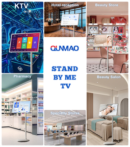 Qunmao 27/32 inç kapasitif dokunmatik hareketli ekran IPTV Android monitör dahili pilli hoparlör televizyon akıllı tv'ler - Product Image 3