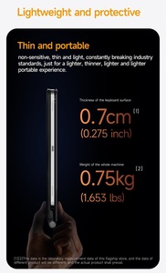 Teclado inalámbrico suave y delicado de tamaño personalizado para Samsung Tab Fundas y estuches para tabletas de 12,4 pulgadas con teclas de acceso directo - Product Image 3