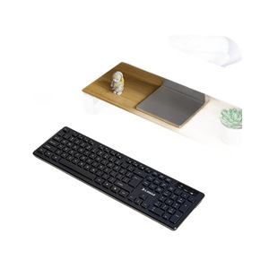 Juego de teclado y ratón inalámbrico EWEADN GX700 Juego de teclado y ratón de chocolate Juego de 2 piezas para ordenador de escritorio Notebook Office Set - Product Image 2