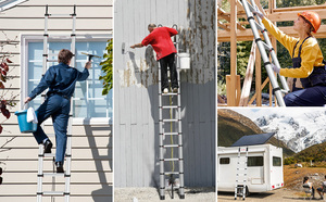 Heavy Duty Aluminium Multi Zweck Klapp Leiter Gerüst Leitern für hause