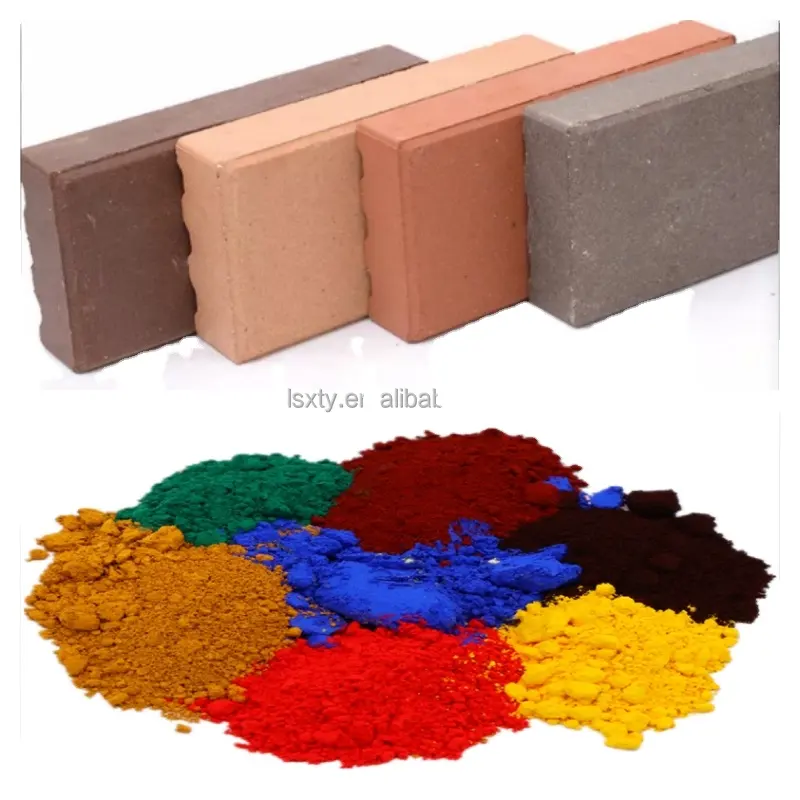 Hersteller Pulver Farbfärbung gute Dispersion Zementfarbe Eisenoxid Fe2o3 anorganisches Pigment