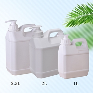 Toptan beyaz 500ml 1l 5l büyük hacimli el dezenfektanı şişeleri boş kalınlaşmış HDPE bulaşık deterjanı konteynerler - Product Image 4