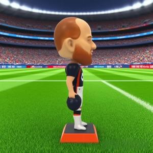 Nhựa Tùy Chỉnh Thể Thao Bắt Đầu Bobblehead Bảng Điều Khiển Bobble Đầu Cầu thủ Bóng Đá Hành Động Hình Bobblehead Cho Người hâm mộ Thể Thao Quà Tặng - Product Image 5