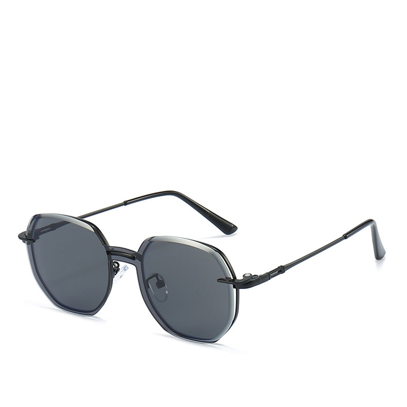 C1 Blck argenté-GRD gris L