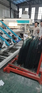 Profession elle Glas lade-und Entlade maschine für den Anschluss der automatischen Kantens chleif maschine - Product Image 4