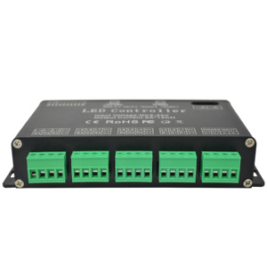 12 Channel <strong>LED</strong> DMX512 1990 Constant Decoder 5VDC to 24VDC 5A Per Channel <strong>PWM</strong> Output signal RJ45 - Product Image 1