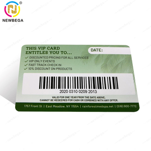 Factory Direct Supply NFC Business Card PVC Gift Card With Barcode and QR <strong>Code</strong> - Product Image 2