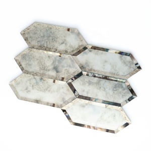 Tấm Gương Treo Tường Diamond Spell Bevel <span class=keywords><strong>Mirror</strong></span> Tile Đối Với Trang Trí Khách Sạn - Product Image 2